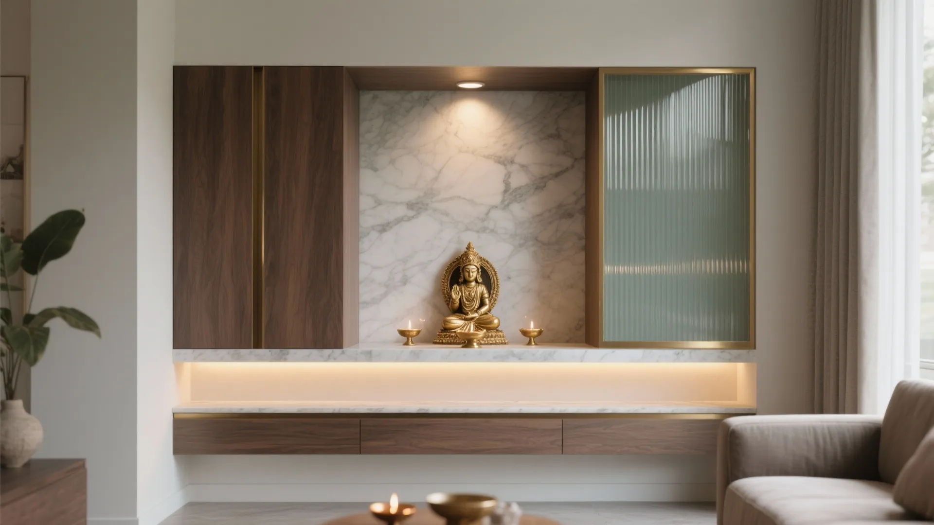 5 Pooja Room Modern Design Ideas for Small Homes: From layered lighting to smart storage, here are the pooja room ideas I rely on in compact apartments—practical, serene, and undeniably modern.