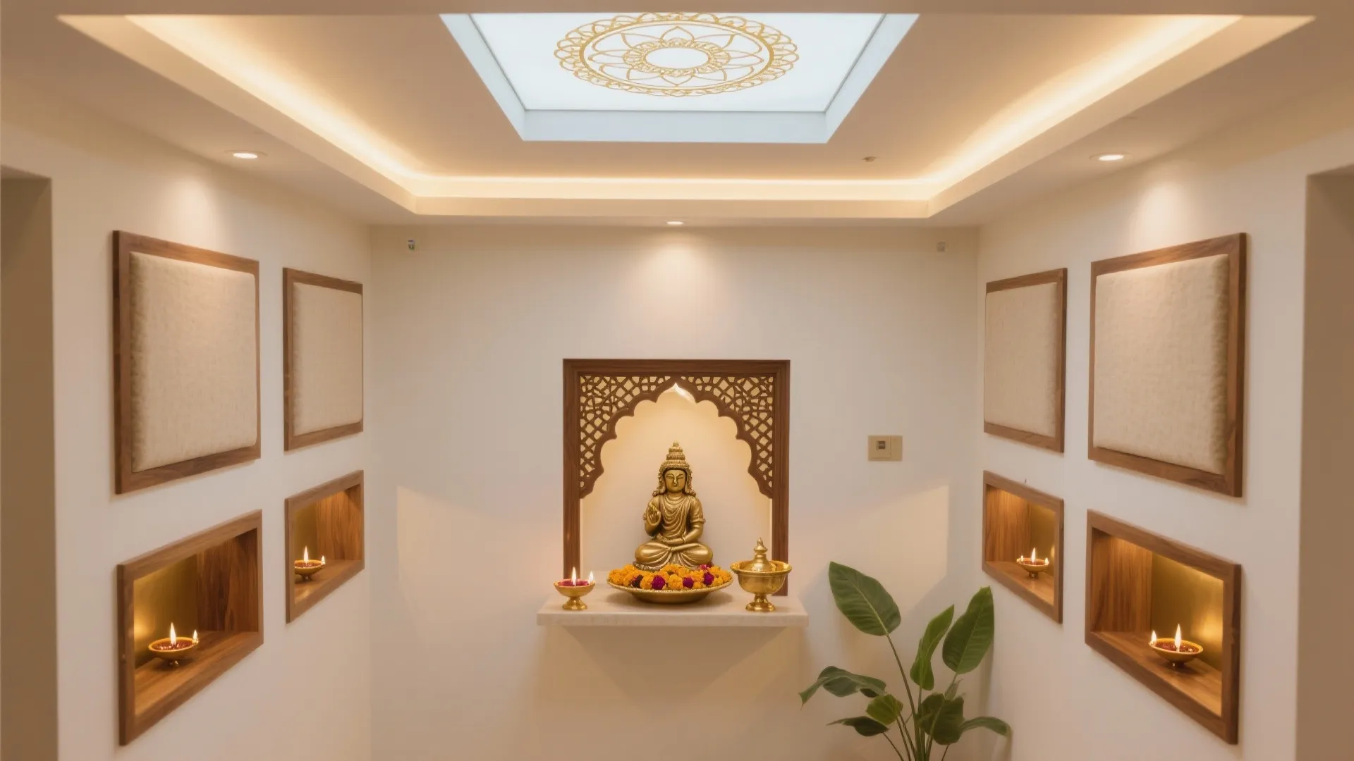 Pooja Room Down Ceiling Design: 5 Ideas: How I shape light, materials, and mood in tiny prayer nooks—without losing the serenity