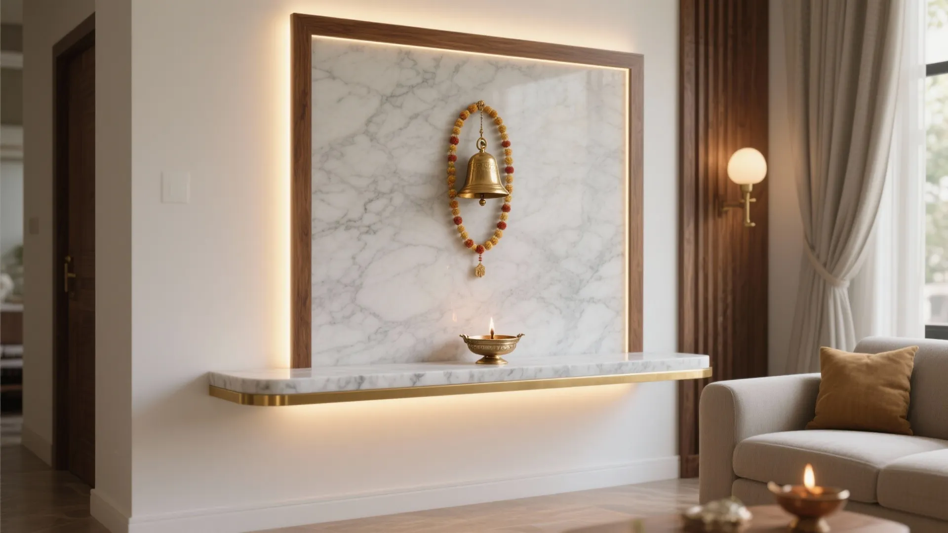 5 Pooja Shelf Design on Wall Ideas That Work: Small space, big serenity: my proven ways to mount a beautiful, safe, and Vastu-smart pooja shelf on your wall.