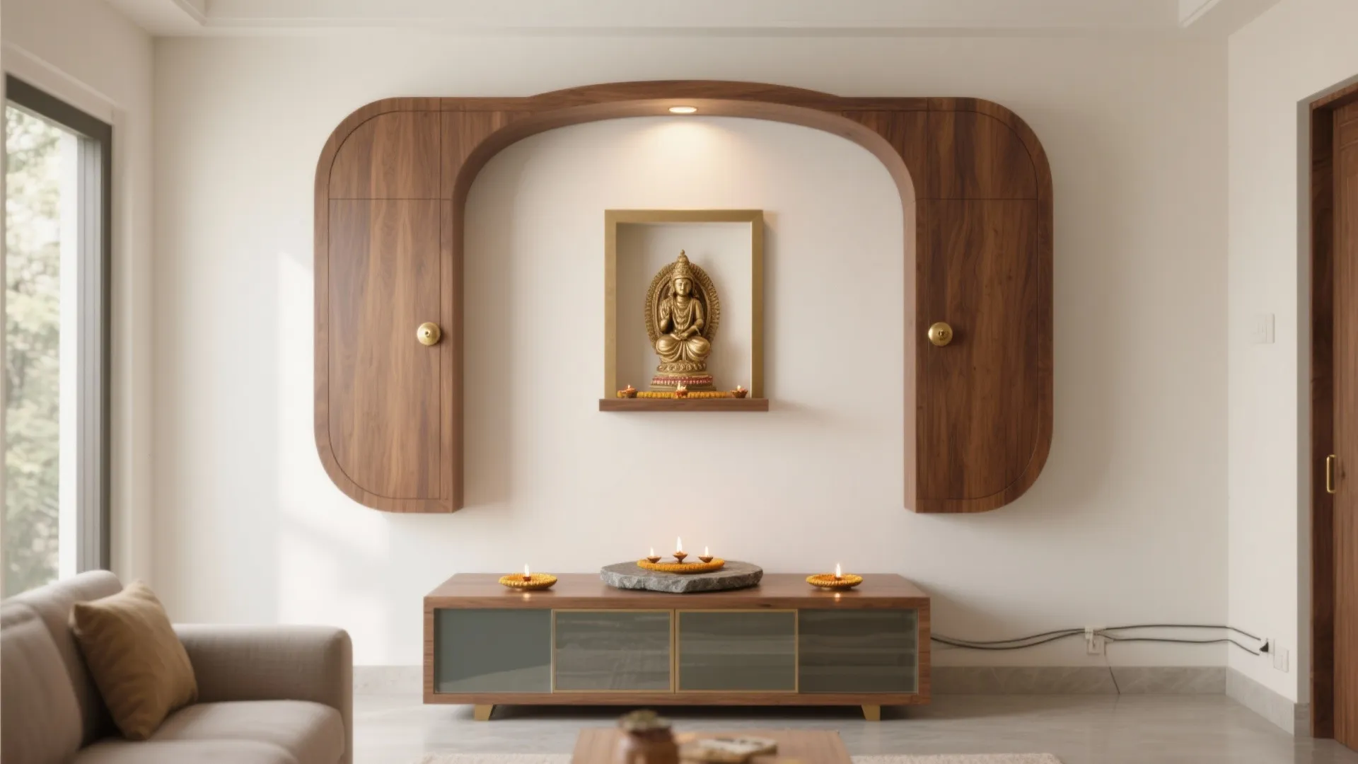 Simple Pooja Mantapa: 5 Space-Savvy Ideas: A seasoned designer’s guide to serene, compact home temples—storage, light, materials, and Vastu-aware layouts you can actually build.