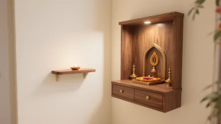 5 Small Pooja Table Ideas That Maximize Space