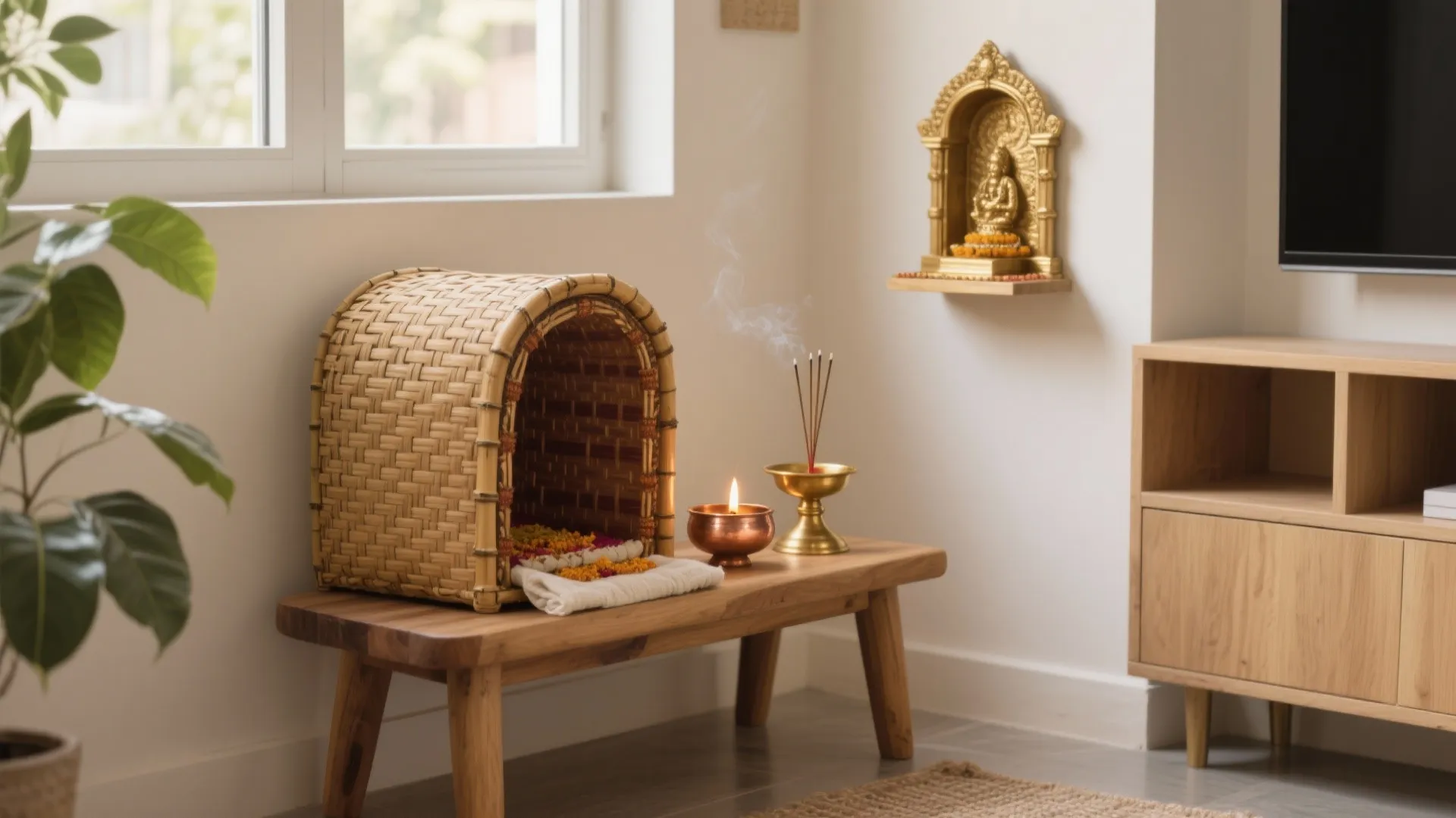 5 Pooja Koodai Design Ideas for Small Homes