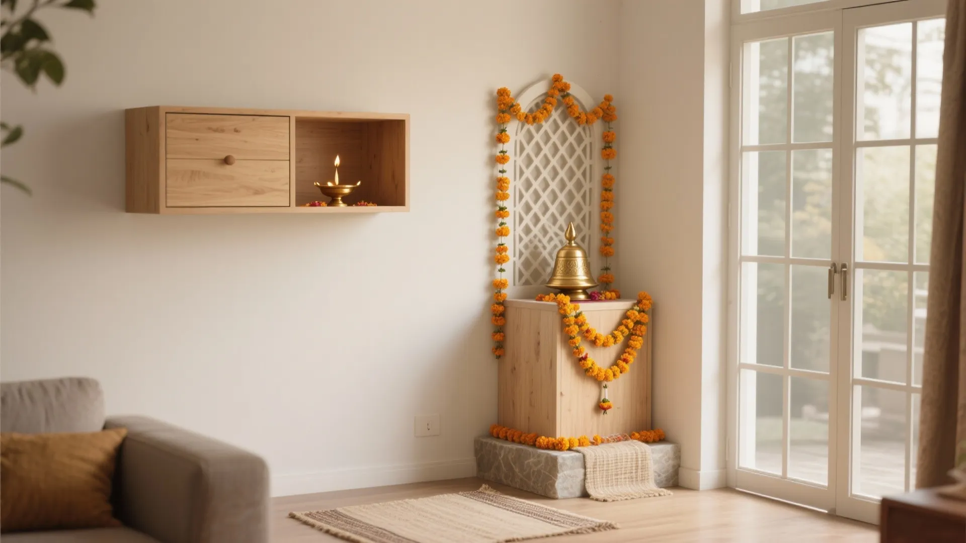 5 Pooja Decoration Ideas at Home: Small spaces, big serenity: my go-to pooja decor strategies that blend tradition, safety, and style