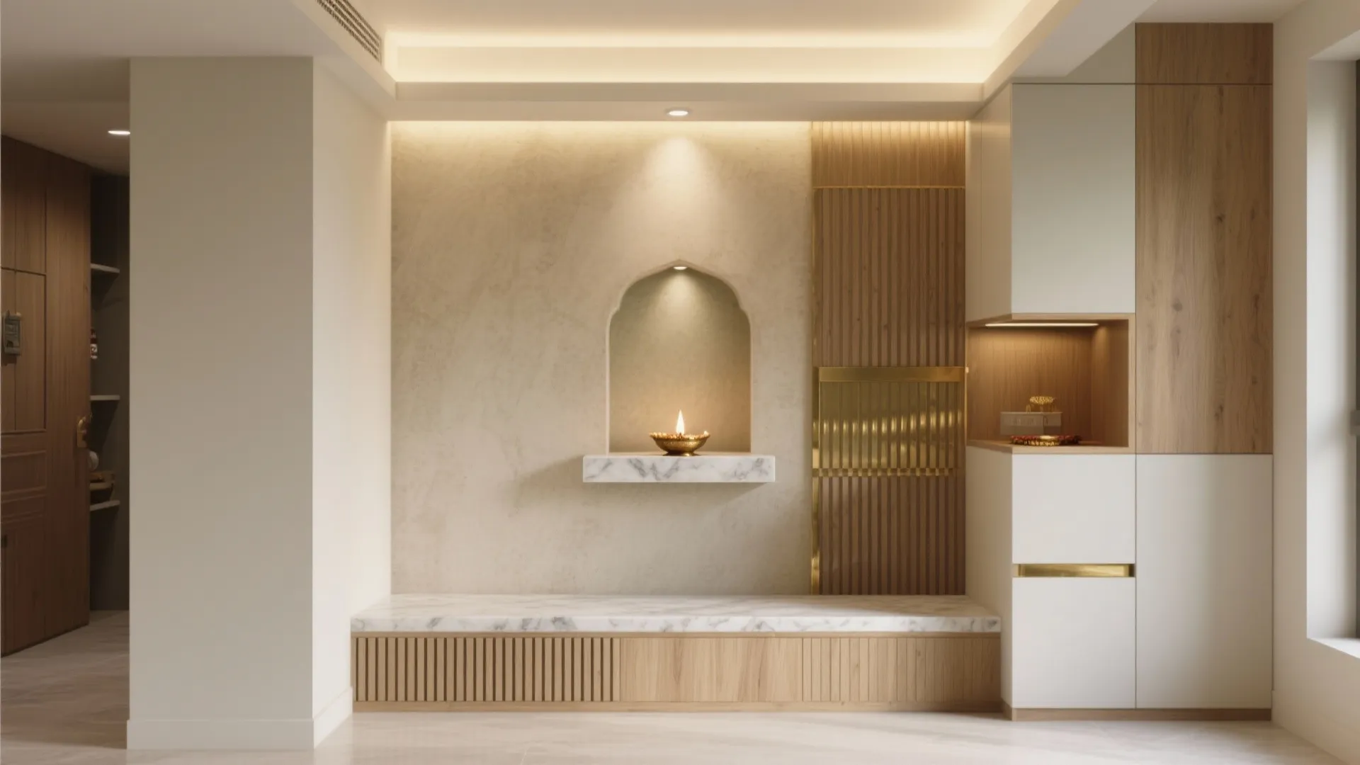 5 Pooja Room Background Design Ideas for Small Homes: Thoughtful, sacred backdrops that elevate even the tiniest mandir corners—tested in real homes and refined by a decade of small-space design.