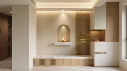 5 Pooja Room Background Design Ideas for Small Homes