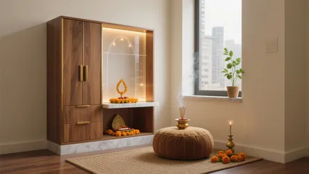 5 Readymade Pooja Room Design Ideas for Small Homes