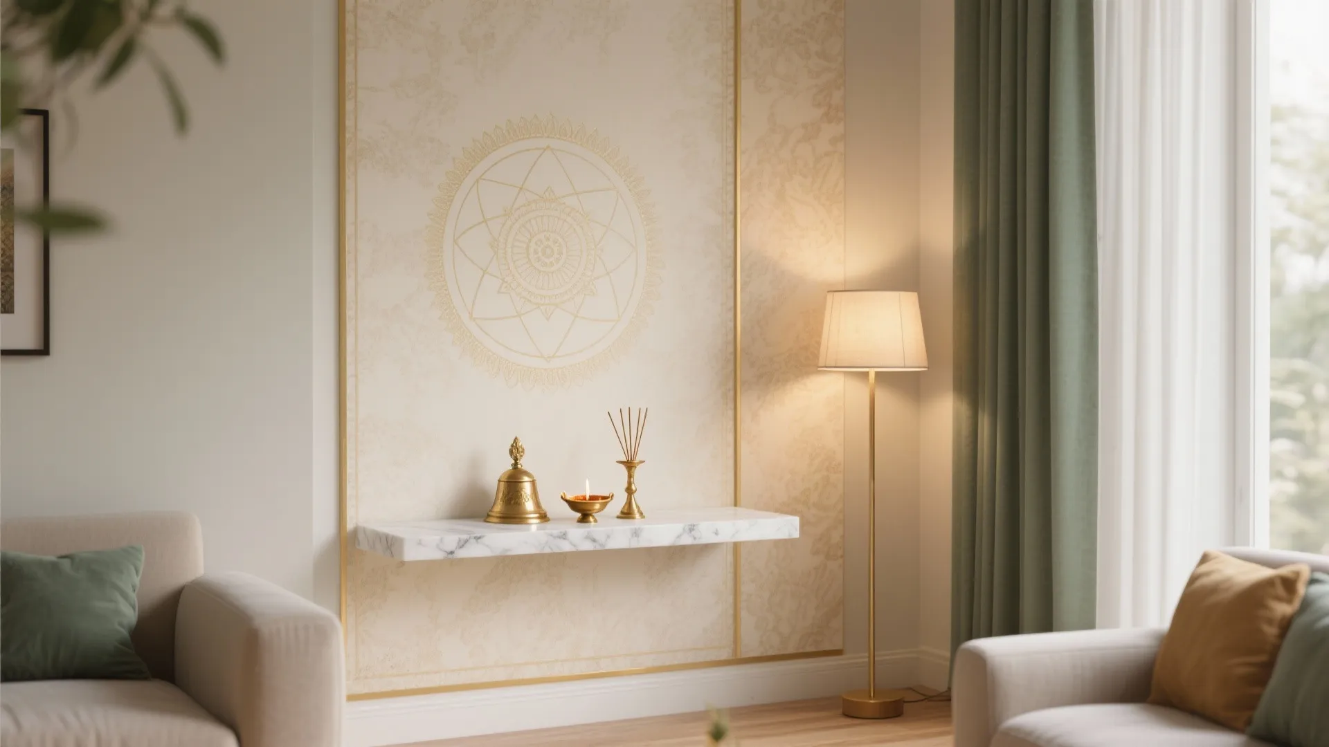 5 Wallpaper Designs for Pooja Room You’ll Love: Calm, sacred, and practical—my go-to pooja room wallpaper ideas for small spaces