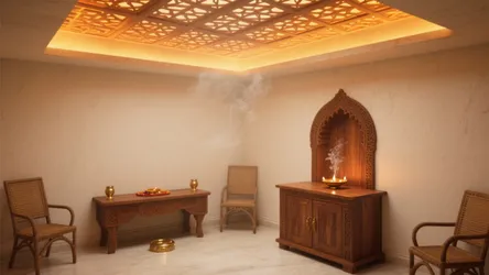 5 Pooja Room Ceiling Design Images to Inspire