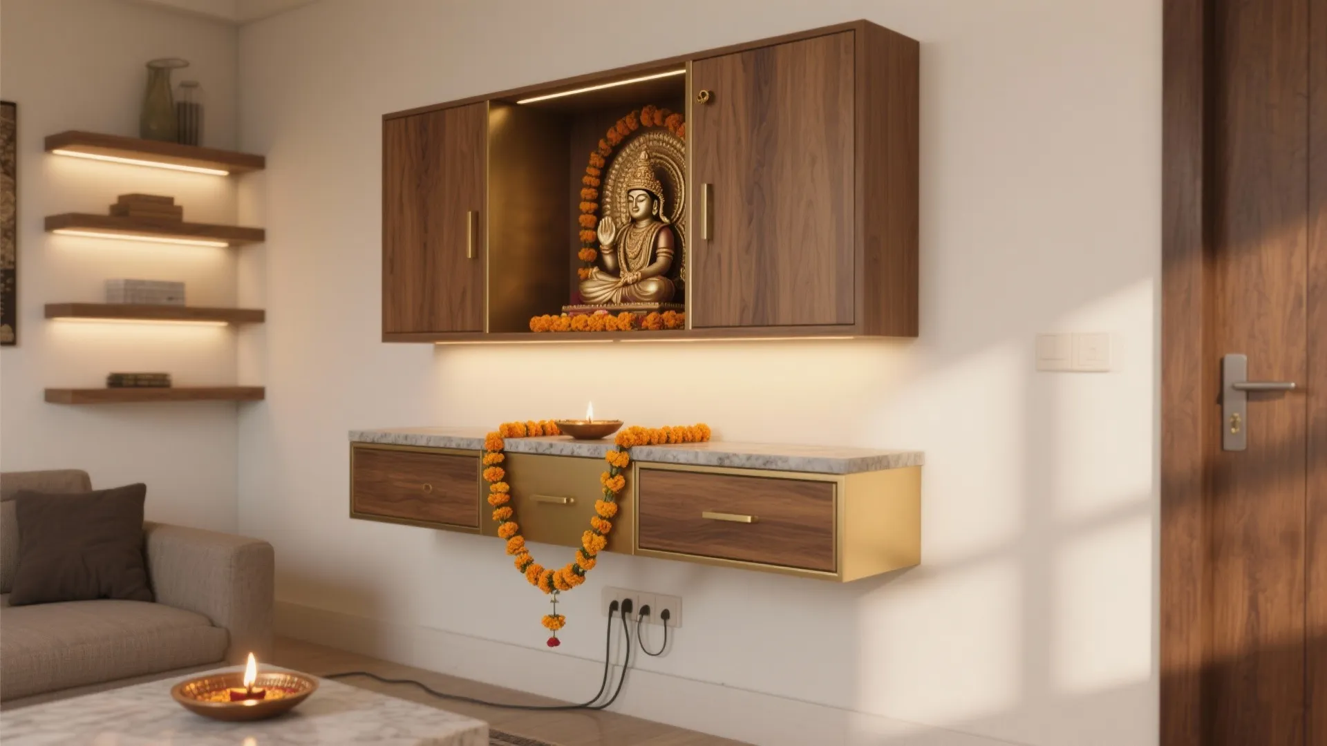 5 Modular Pooja Room Designs That Elevate Small Homes: A senior interior designer’s guide to space-smart, serene mandir ideas with real-world tips, costs, and pro-level details