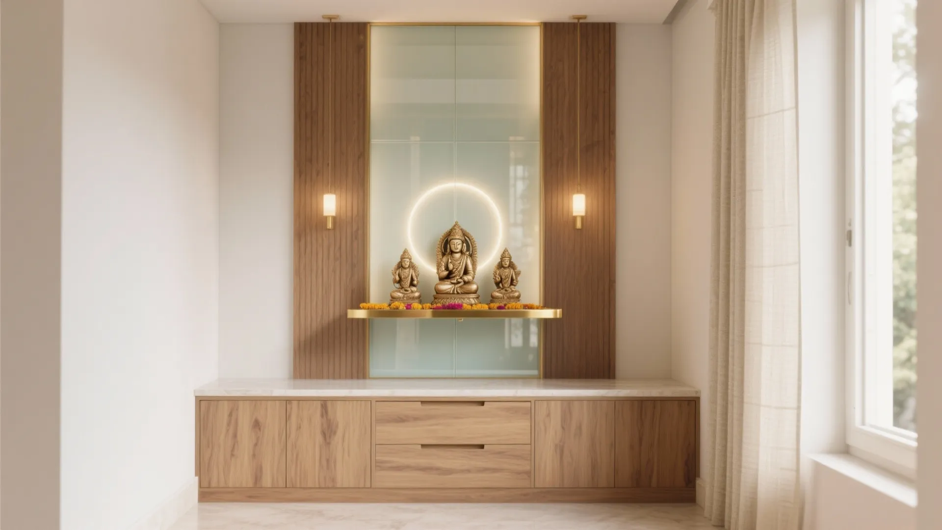 Pooja Room Home Design: 5 Inspiring Small-Space Ideas: A designer’s real-world guide to sacred corners that fit your home and your life