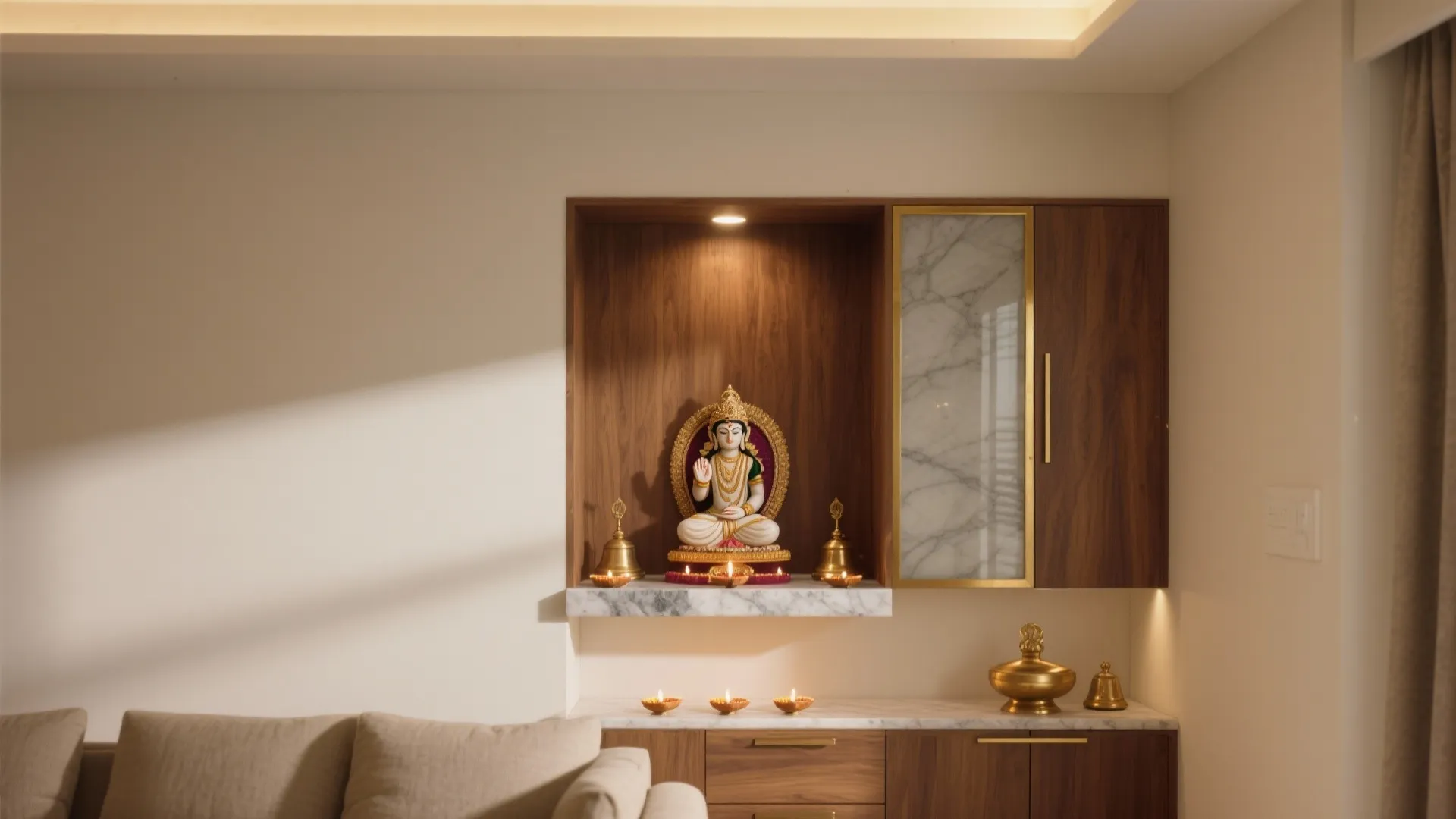 5 Pooja Room Design Ideas Interior Designers Love: Small-space mandir ideas grounded in real layouts, budgets, and materials—drawn from a decade of practical design work.
