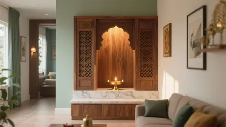 5 Middle Class Indian Style Pooja Room Designs