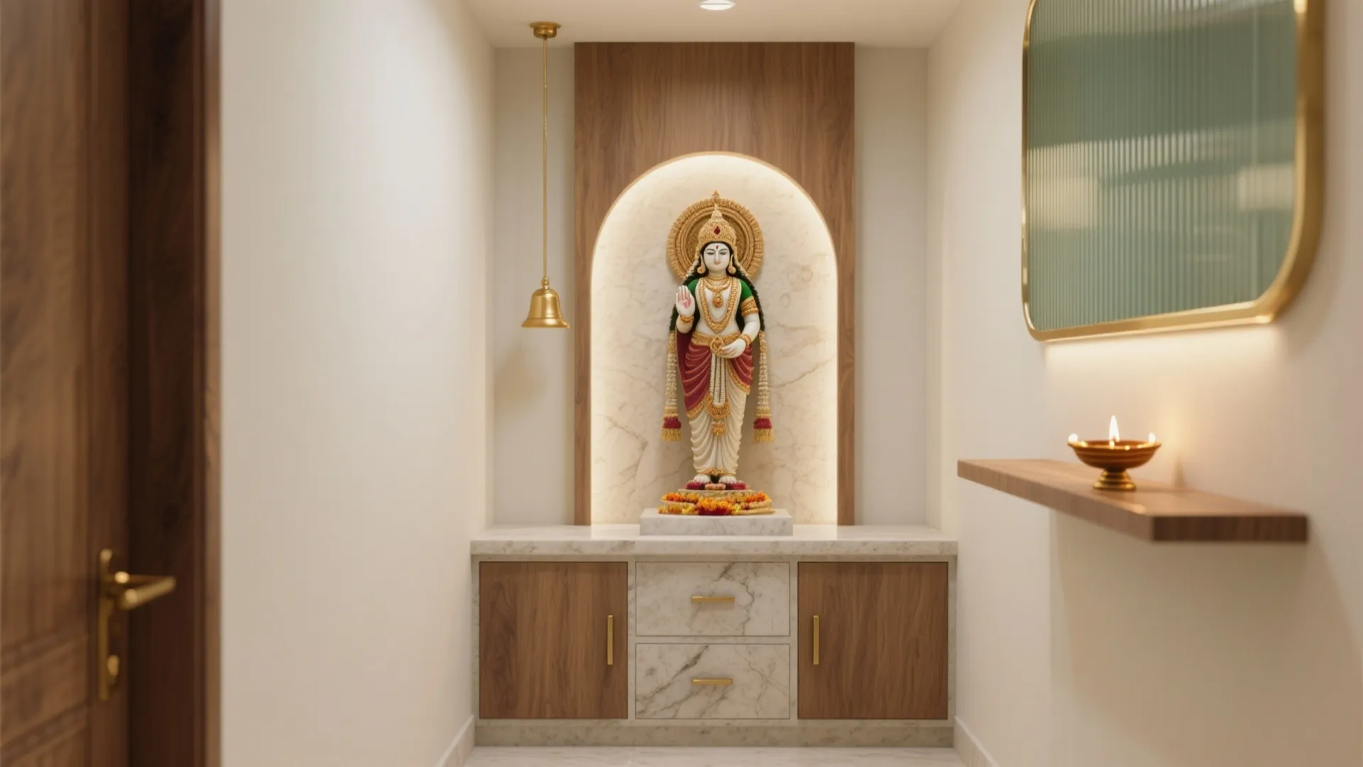 5 Pooja Room Interior Design Ideas That Shine: Small-space mandir designs with real-world tips, costs, and expert-backed lighting and safety advice