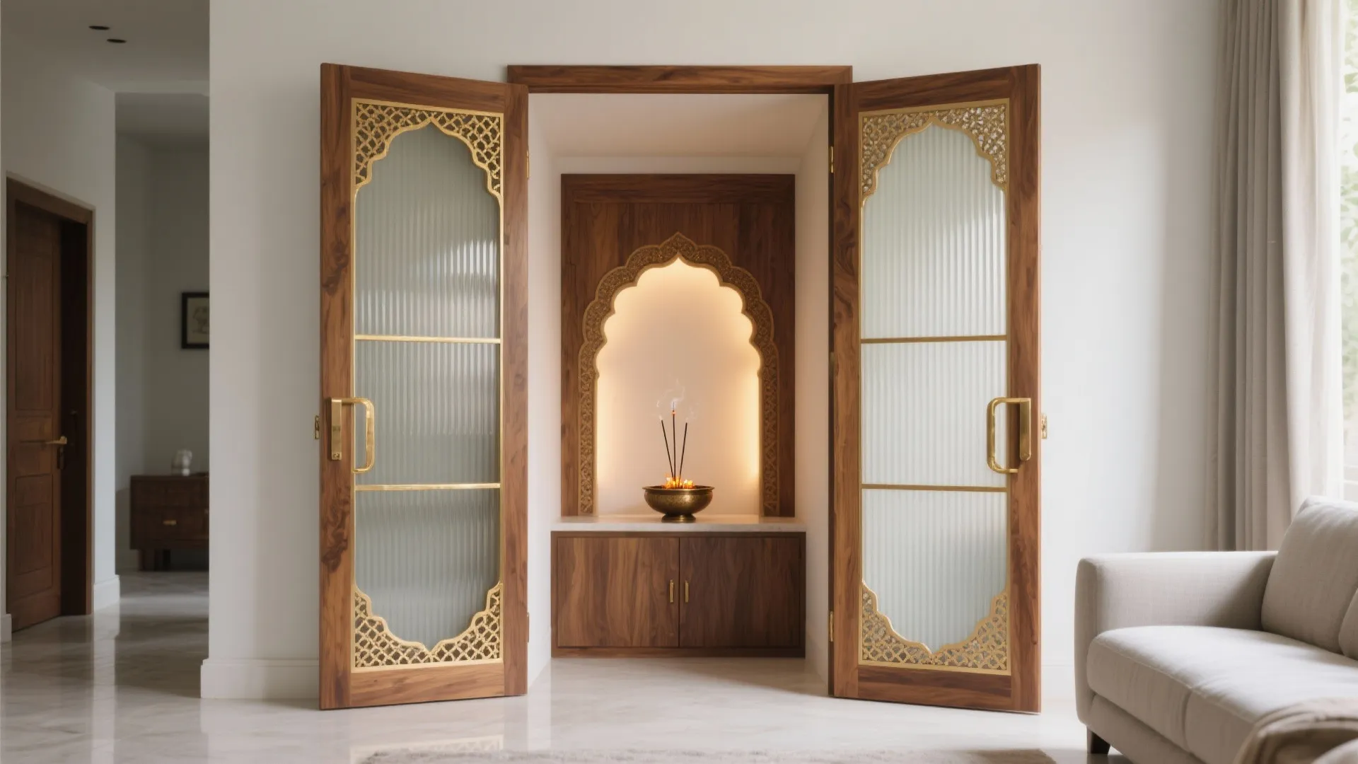 5 Pooja Room Double Door Design Ideas That Work: Small-space friendly, Vastu-aware, and builder-approved ideas for serene mandirs