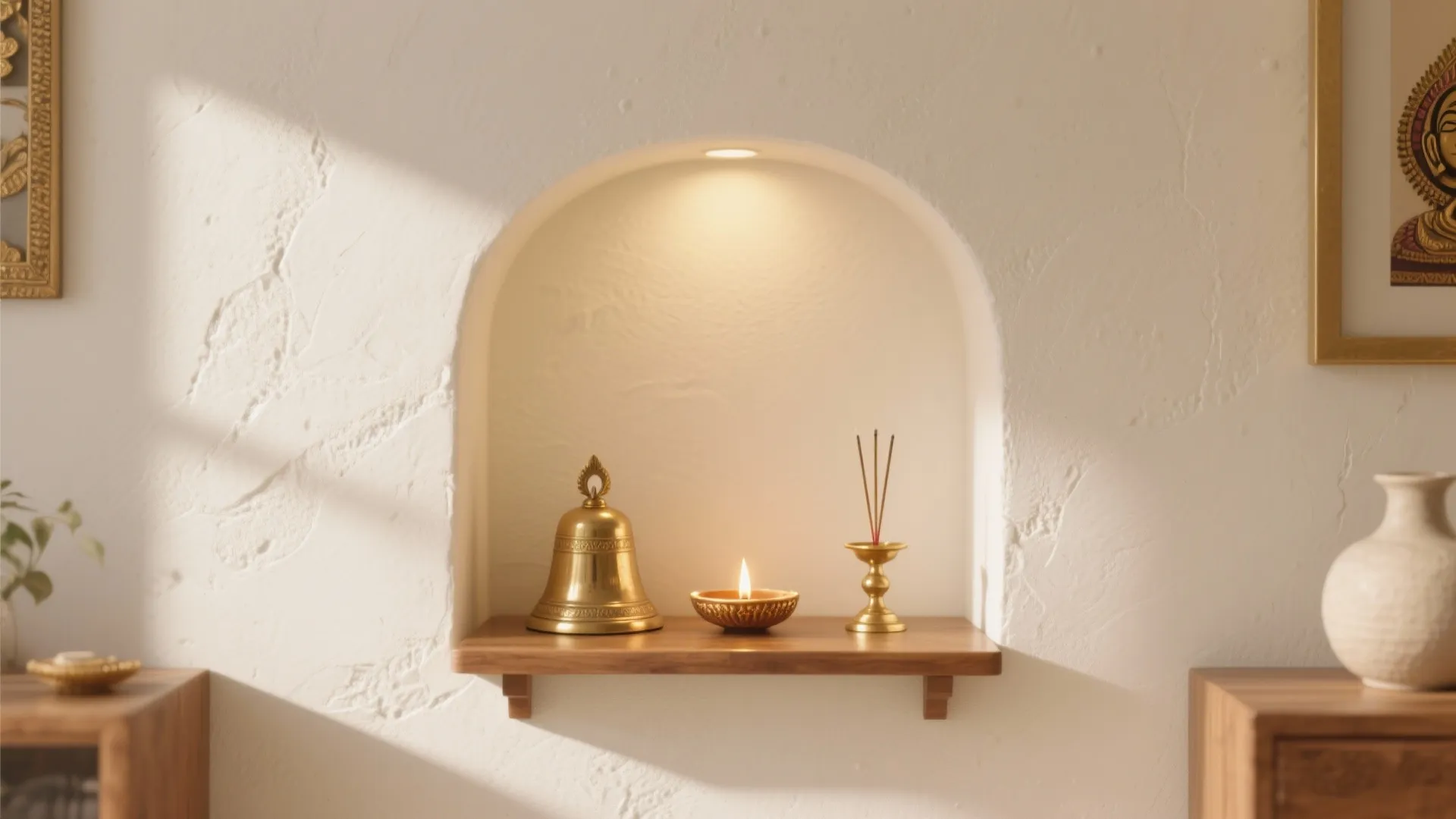 5 Pooja Room Wall Painting Designs: Small-space sacred style: my go-to wall ideas that feel fresh and faithful