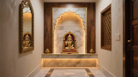 5 Pooja Background Decoration Ideas for Small Homes