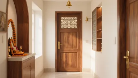 5 Home Pooja Room Door Design Ideas for Small Homes