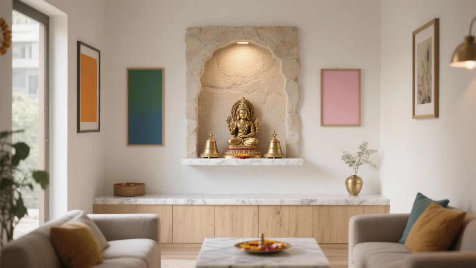 Pooja Room Colour Design: 5 Calm, Sacred Palettes: Small space, big soul: my go-to pooja room colour design ideas that balance Vastu, light, and real-life maintenance