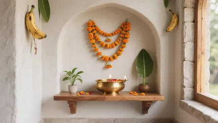 5 Simple Flower Decoration at Home for Pooja