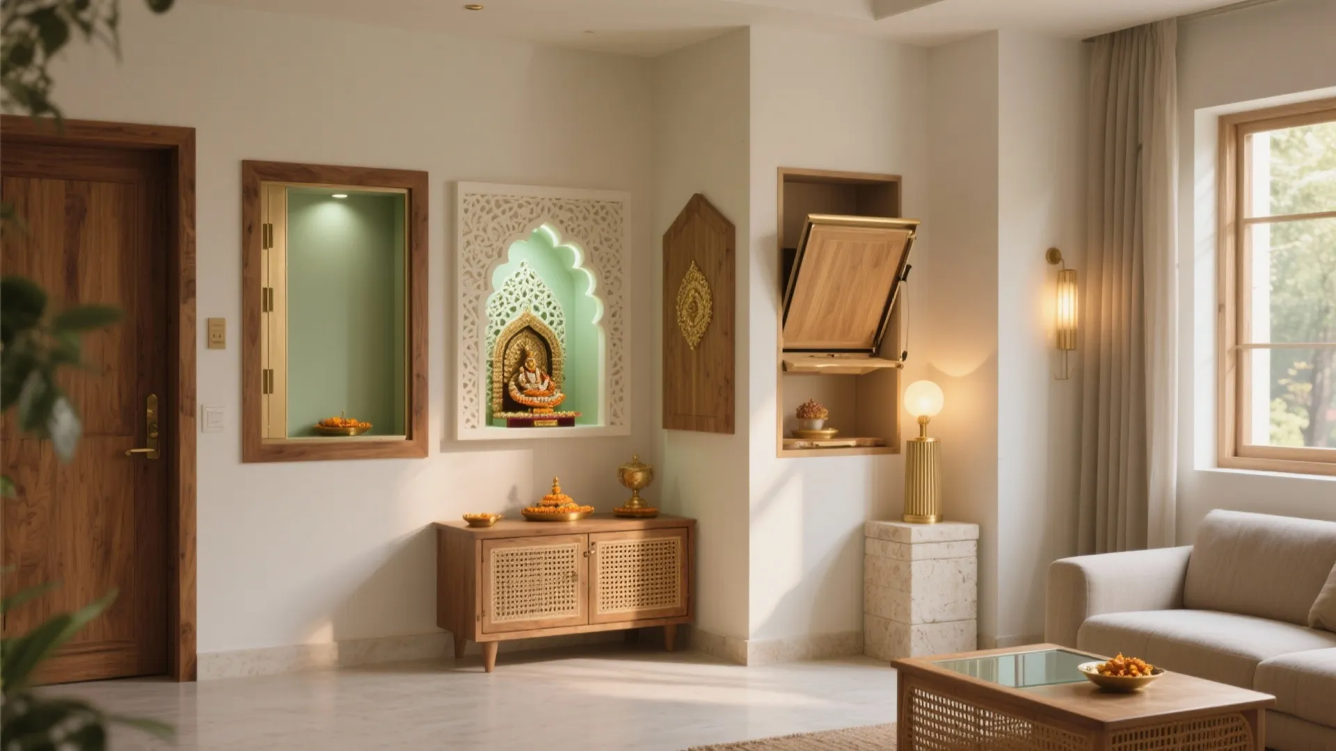 Pooja Room Design: 5 Small-Space Ideas: A friendly, first-hand guide from a senior interior designer who’s done countless mandir makeovers