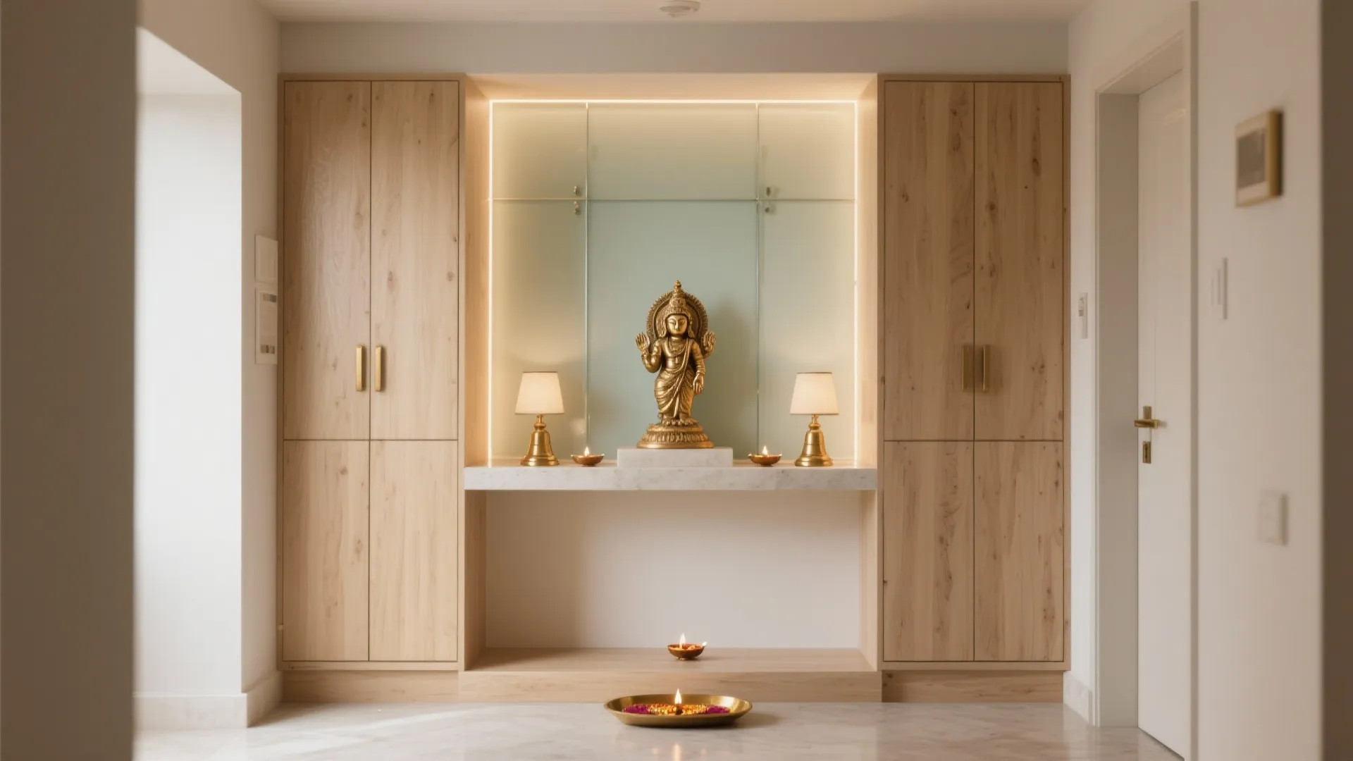 5 Pooja Room Decoration Ideas for Small Homes: Small-space pooja room decoration made practical, soulful, and safe—five expert ideas with real stories and data-driven tips