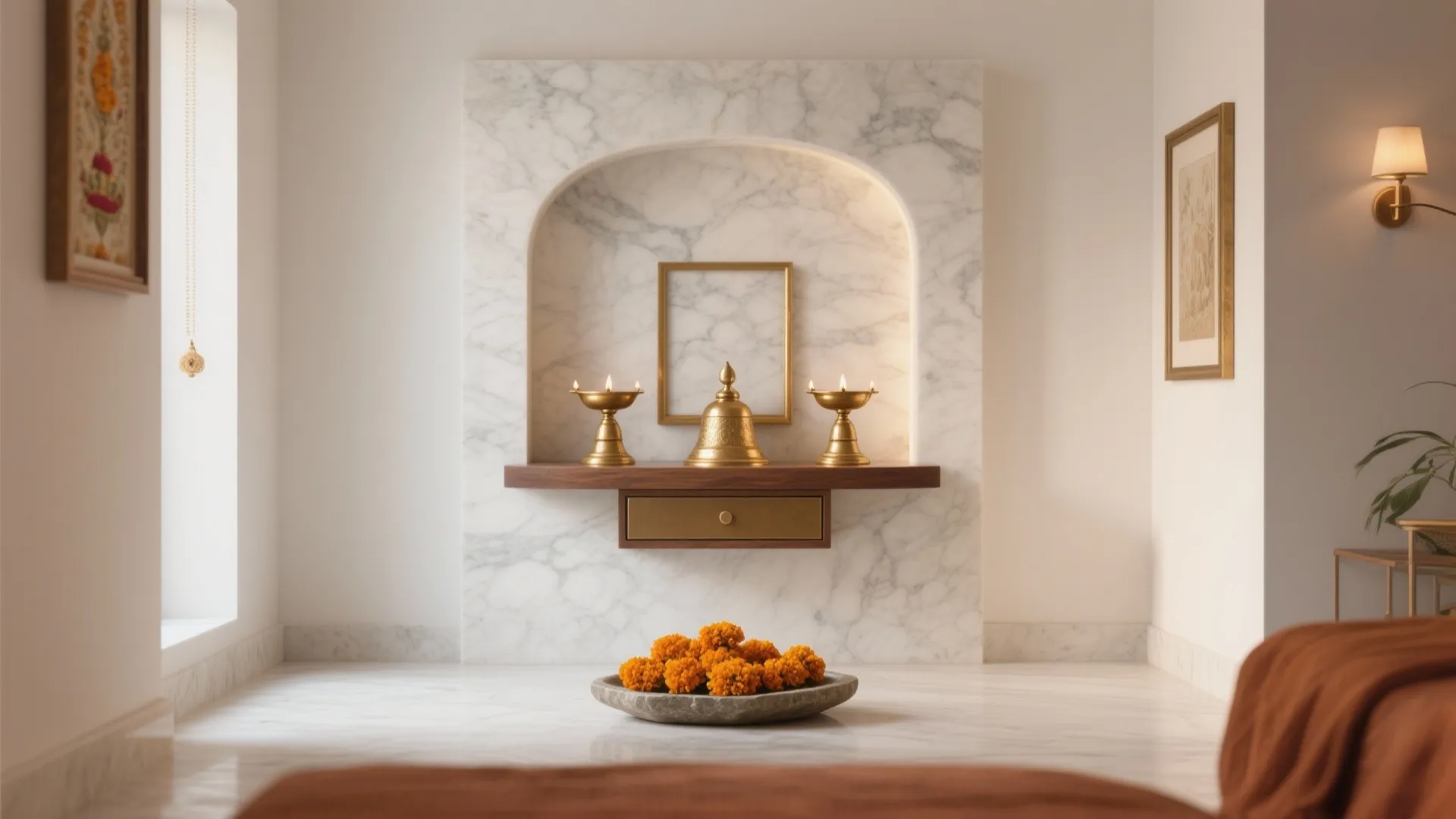 5 Decoration Ideas for Pooja at Home (Pro Designer Tips): Small space, big devotion: my designer-approved pooja decor ideas that balance tradition, safety, and everyday ease