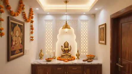 5 decorative led lights for pooja room ideas