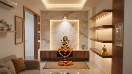 5 Pooja Room Light Designs That Transform Small Spaces