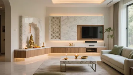 5 Pooja Shelf Ideas in Living Room