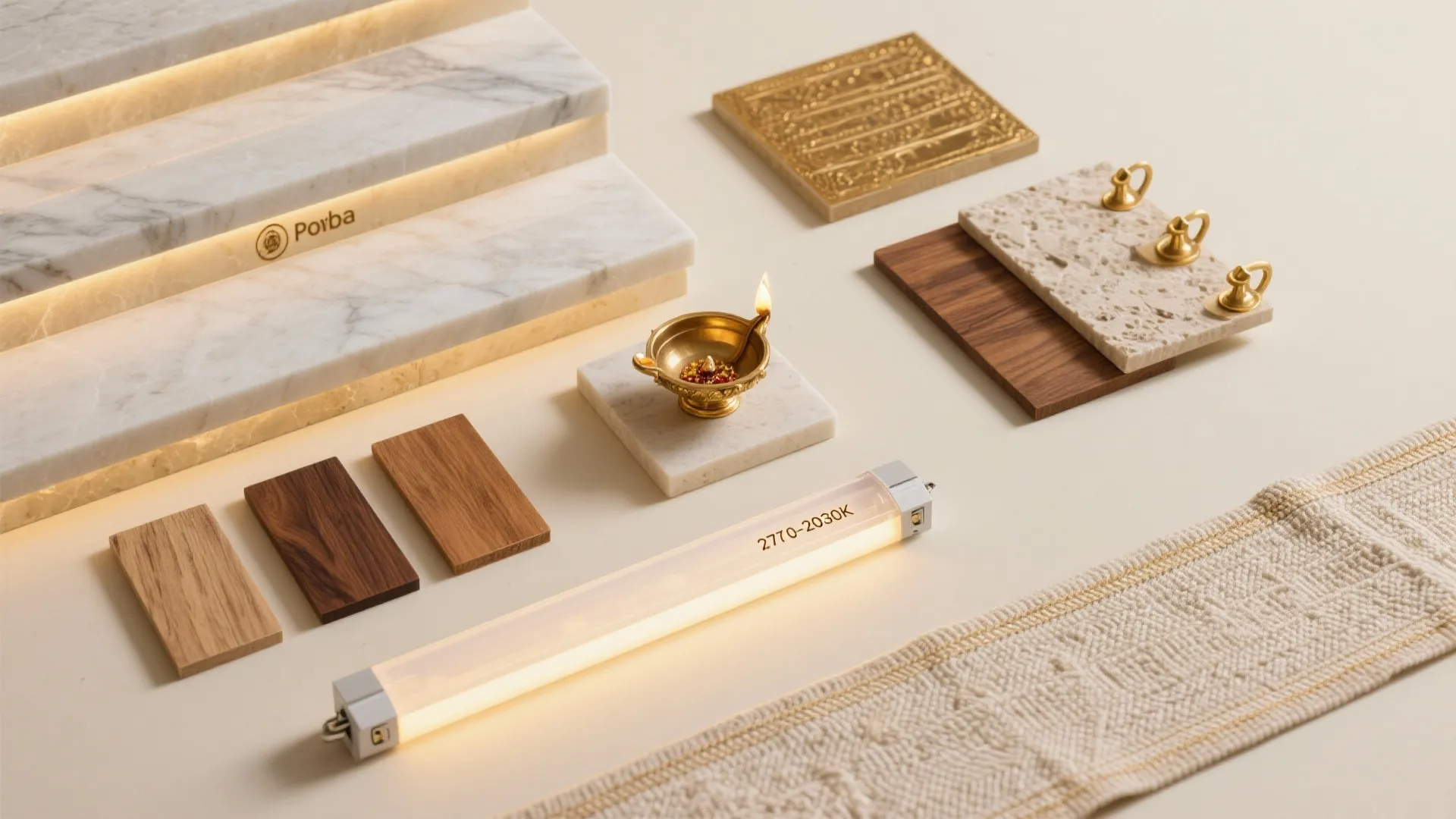 Idea 5: Gentle lighting, honest materials