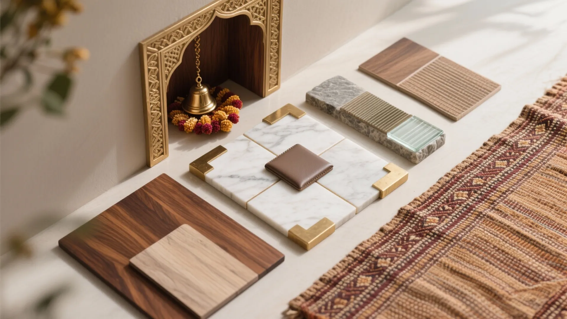 Warm Wood, Stone, and Handmade Detail