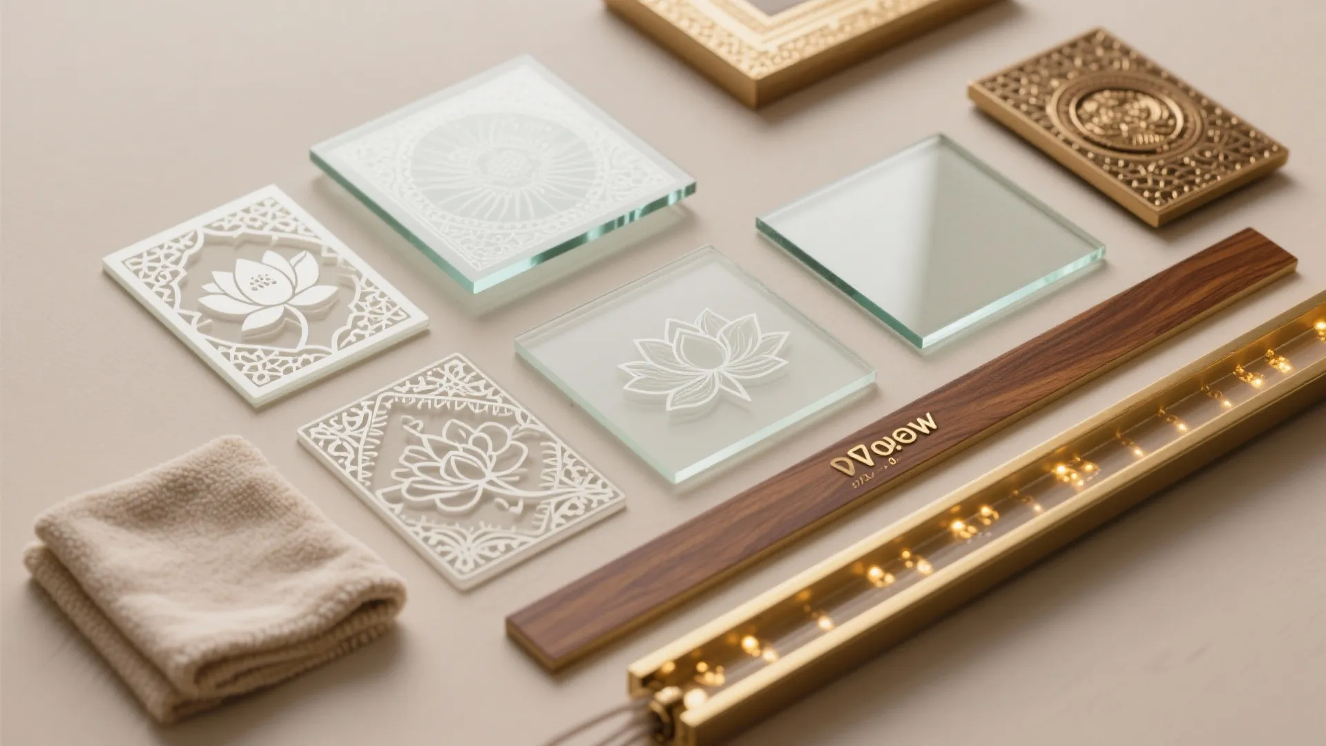 Patterned or Etched Motifs for Cultural Detail