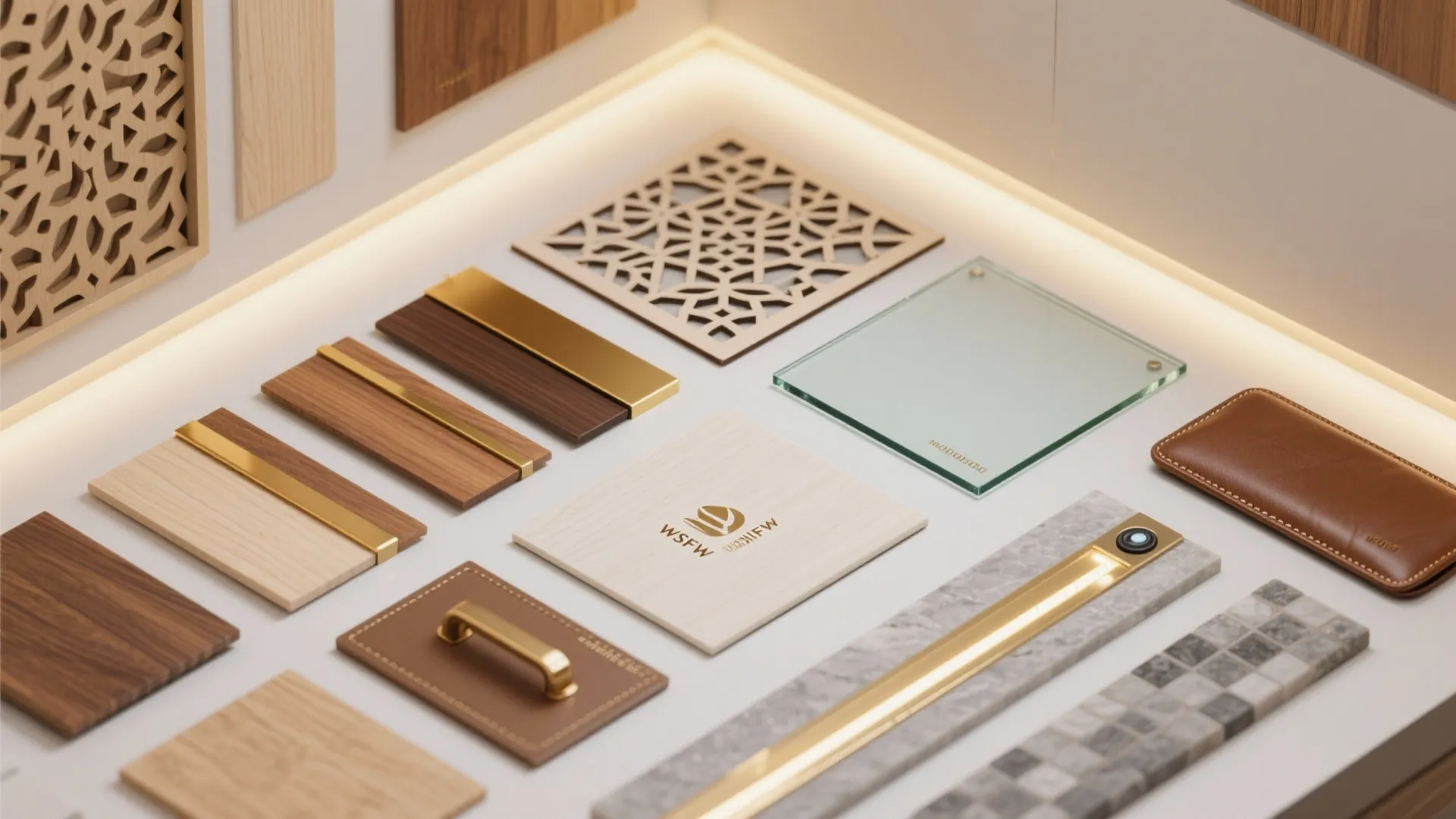 Corner plywood mandir with Vastu-friendly zoning