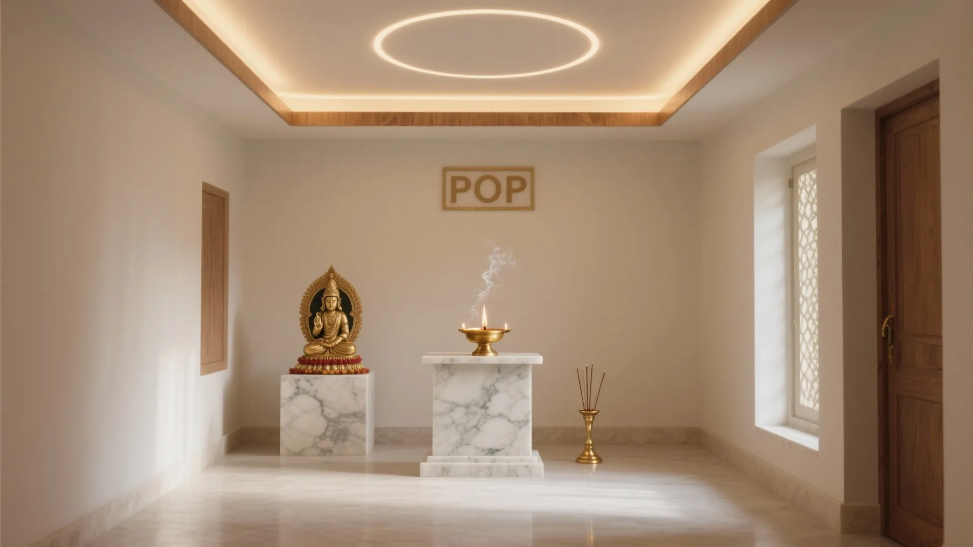 5 POP Design for Pooja Room Ceiling: My field-tested ideas, costs, and Vastu-wise lighting tips for a serene altar