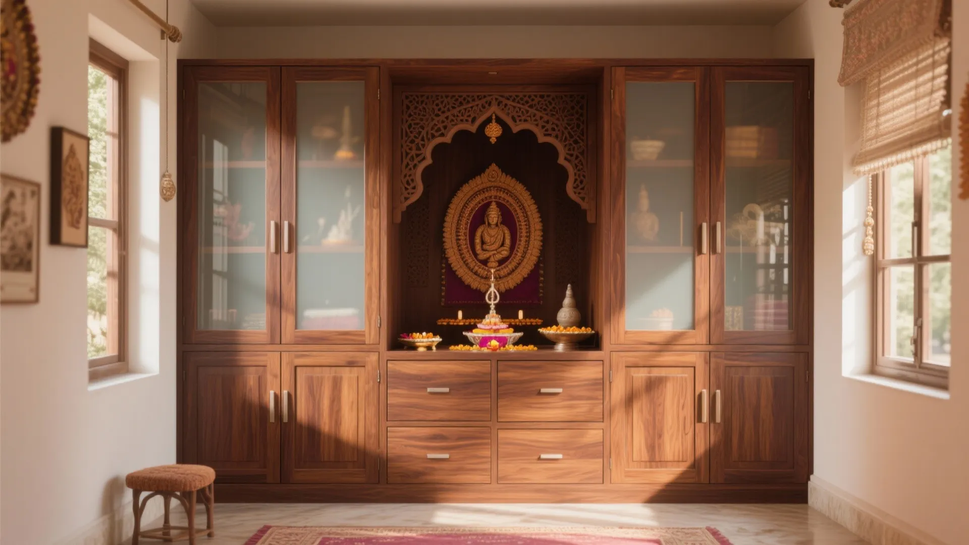 5 Pooja Room Cupboard Designs: Practical & Beautiful Ideas for Your Sacred Space