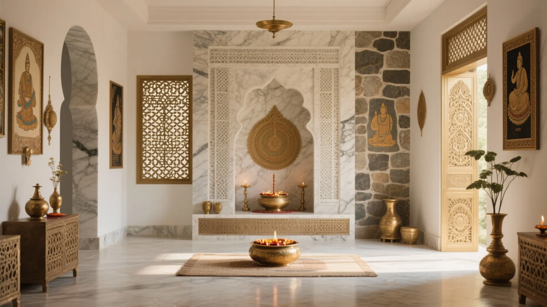 5 Inspiring Pooja Room Wall Designs: Creative Ideas to Transform Your Prayer Space