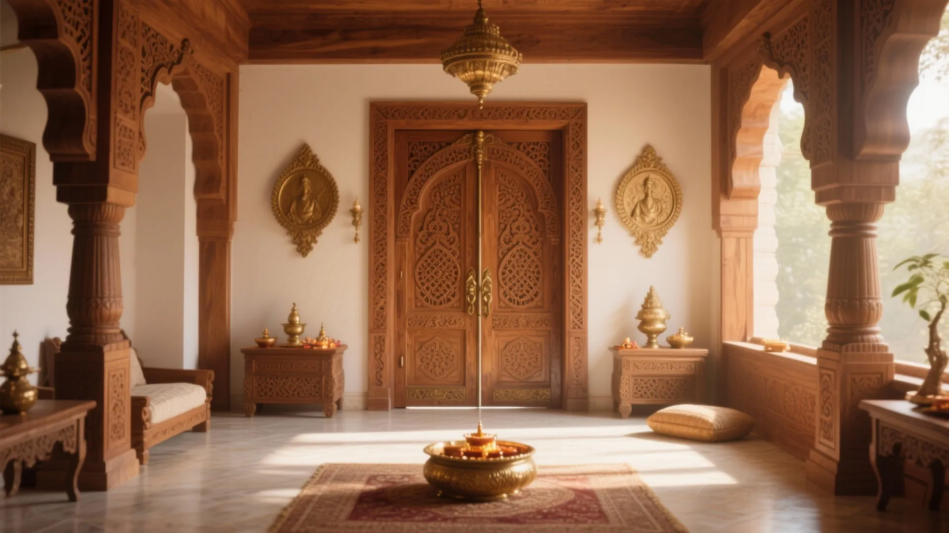 5 Creative Pooja Room Door Ideas: Personal design tips to make your pooja room entrance beautiful and functional