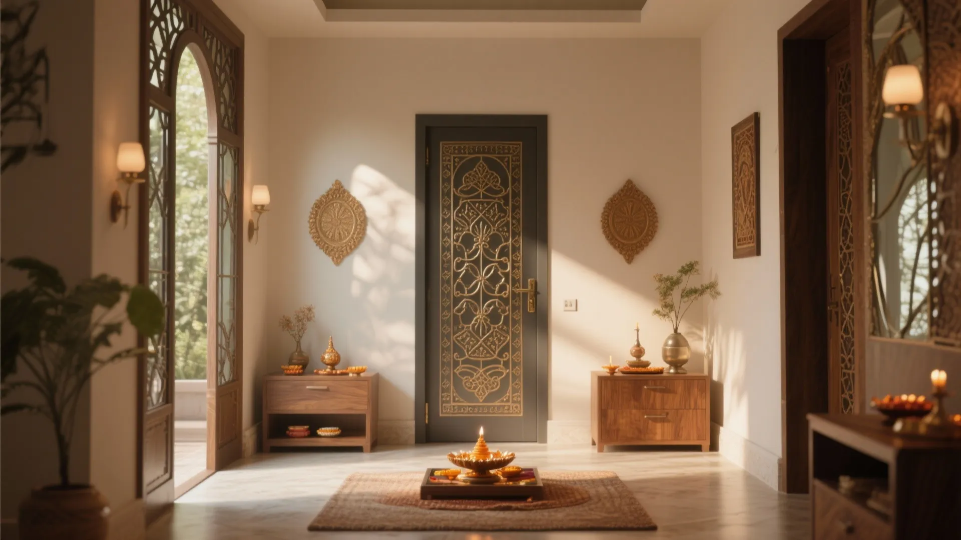 5 Inspiring Pooja Room Single Door Designs: Creative, Functional & Beautiful Ideas for Compact Prayer Spaces