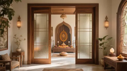 5 Latest Pooja Room Door Designs