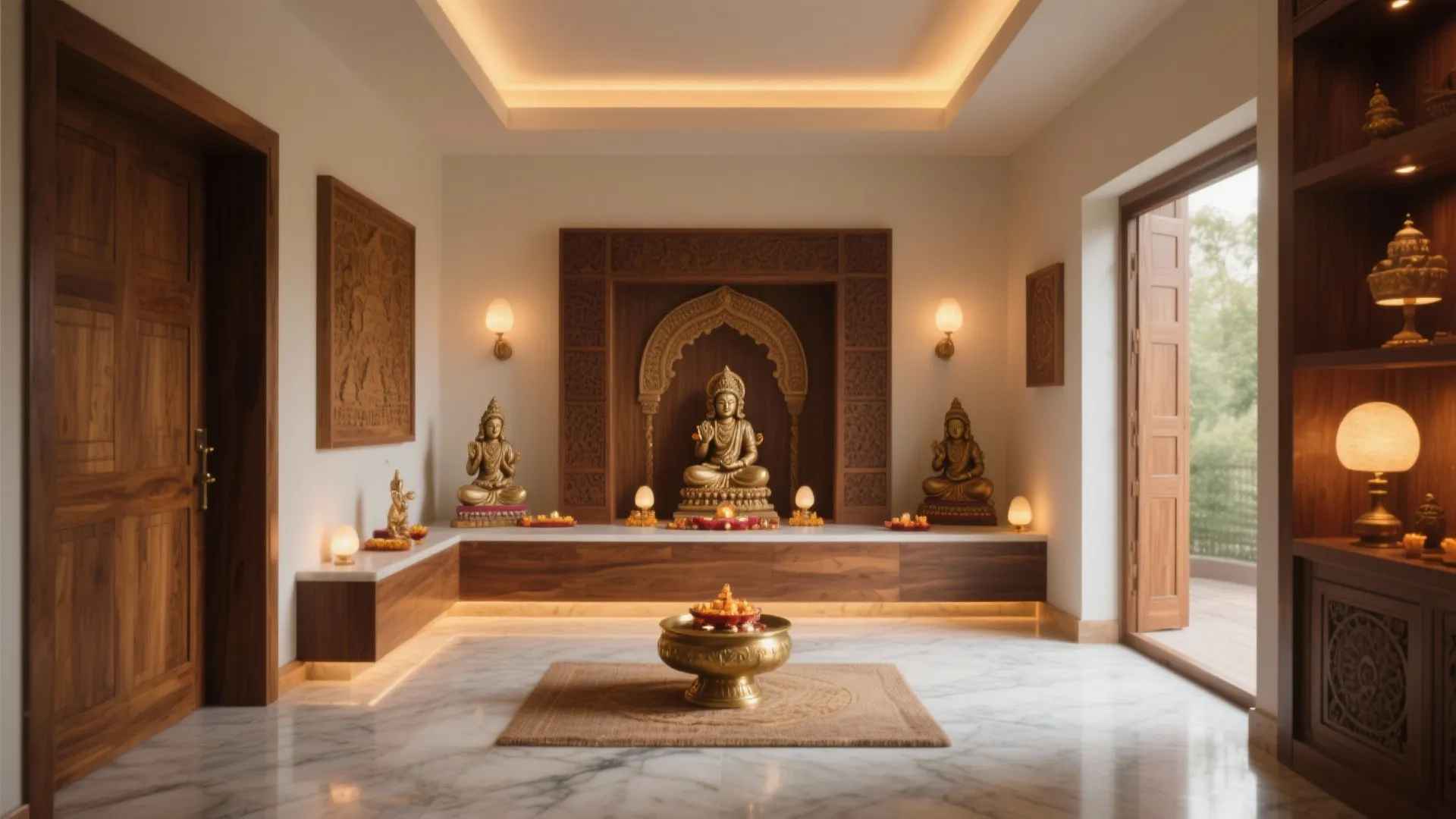 5 Pooja Room Interior Design Ideas: Creative and Practical Tips for Small and Large Homes