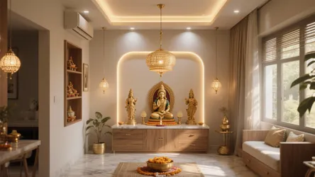 5 Pooja Room Lighting Ideas