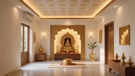 Top 5 Pooja Room POP Design Ideas