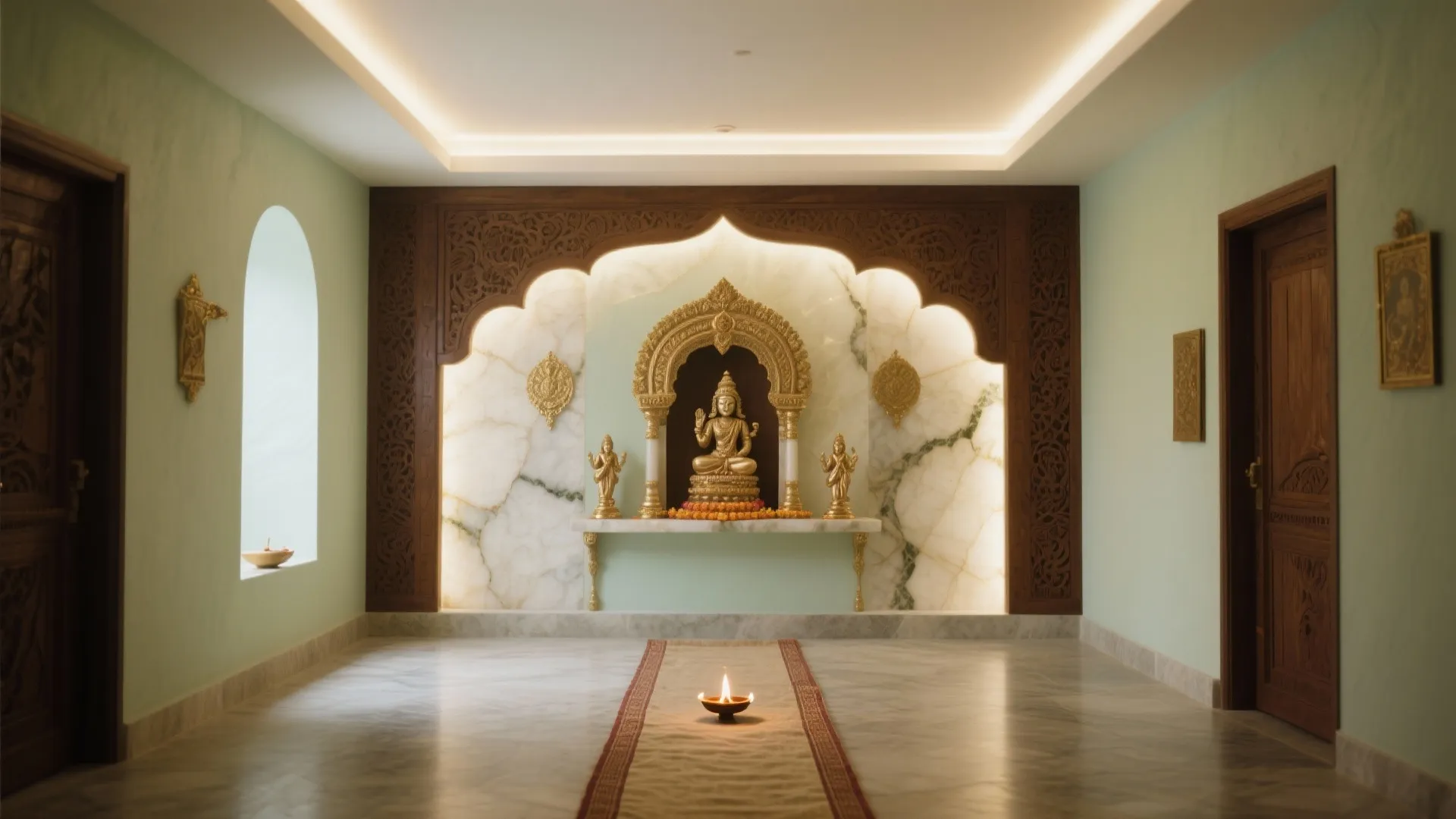 Pooja Room Decoration Lights: Illuminate Your Sacred Space Beautifully: 1 Minute to Transform Your Pooja Room Ambiance with Smart Lighting Tips