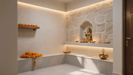 5 Wall Tiles Design Ideas for Pooja Room