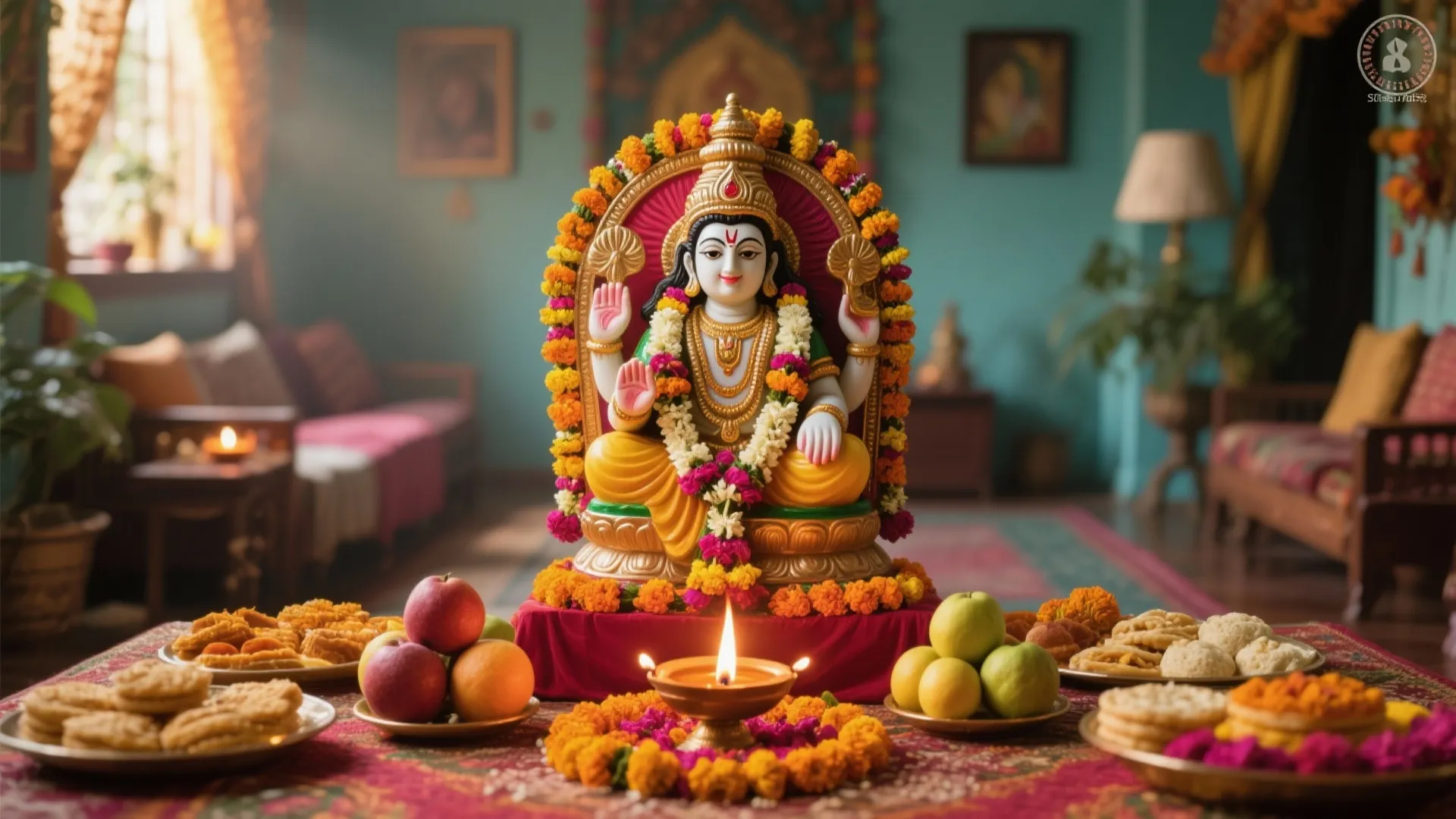 4. Setting Up the Pooja