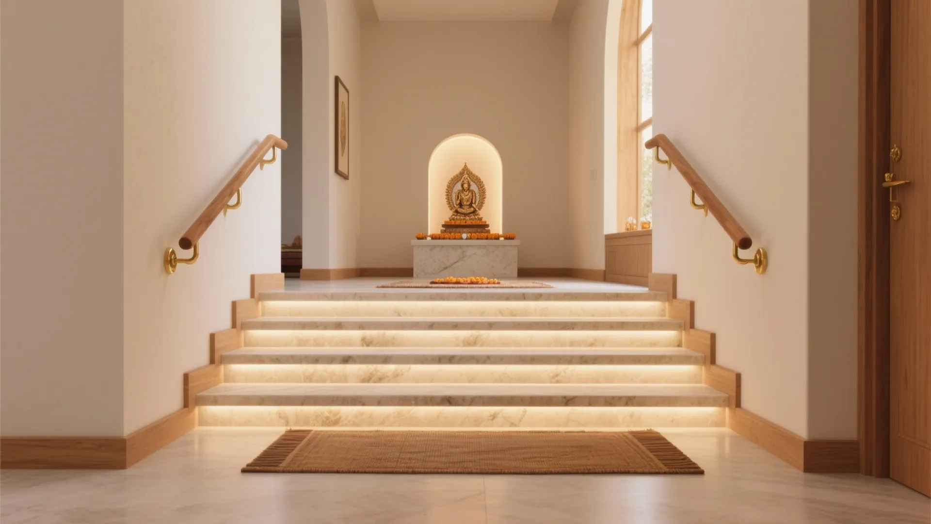 Pooja Room Steps Design as per Vastu: Smart Space Strategies: Fast-Track Guide to Effortless Pooja Room Steps Design with Vastu Tips