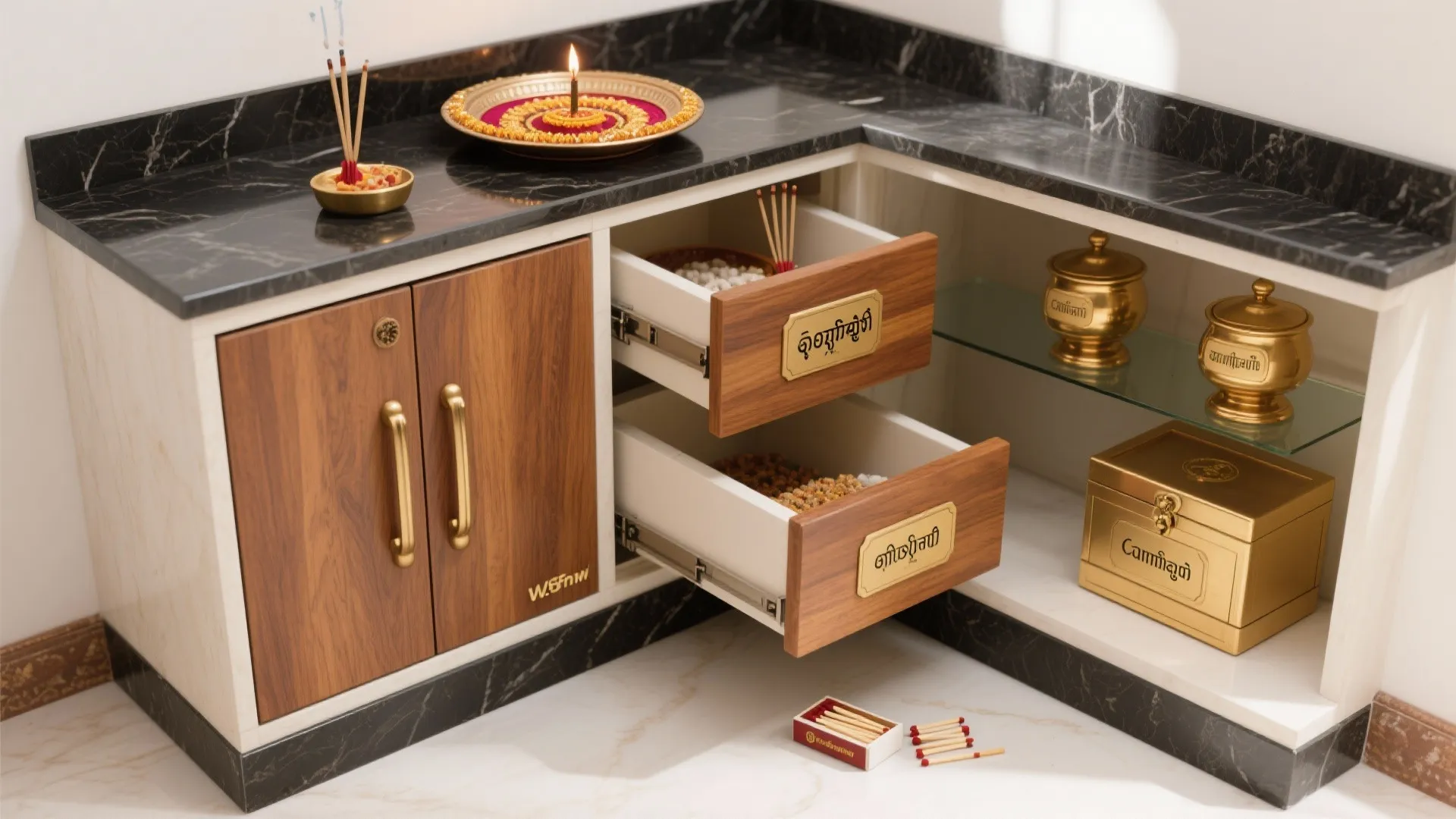 Smart Storage: Hidden Drawers, Camphor-Safe Boxes, and Ritual Flow