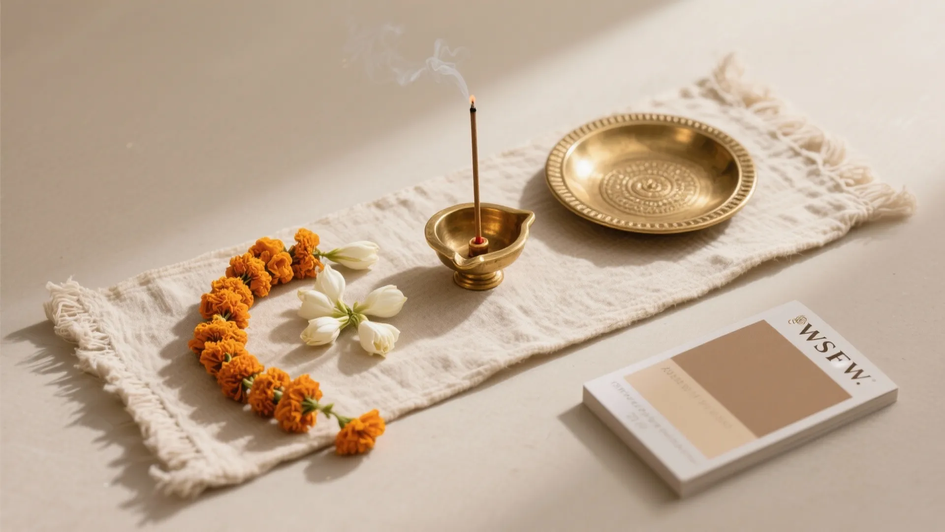 Styling the Scene: Textiles, Flowers, and Gentle Contrast