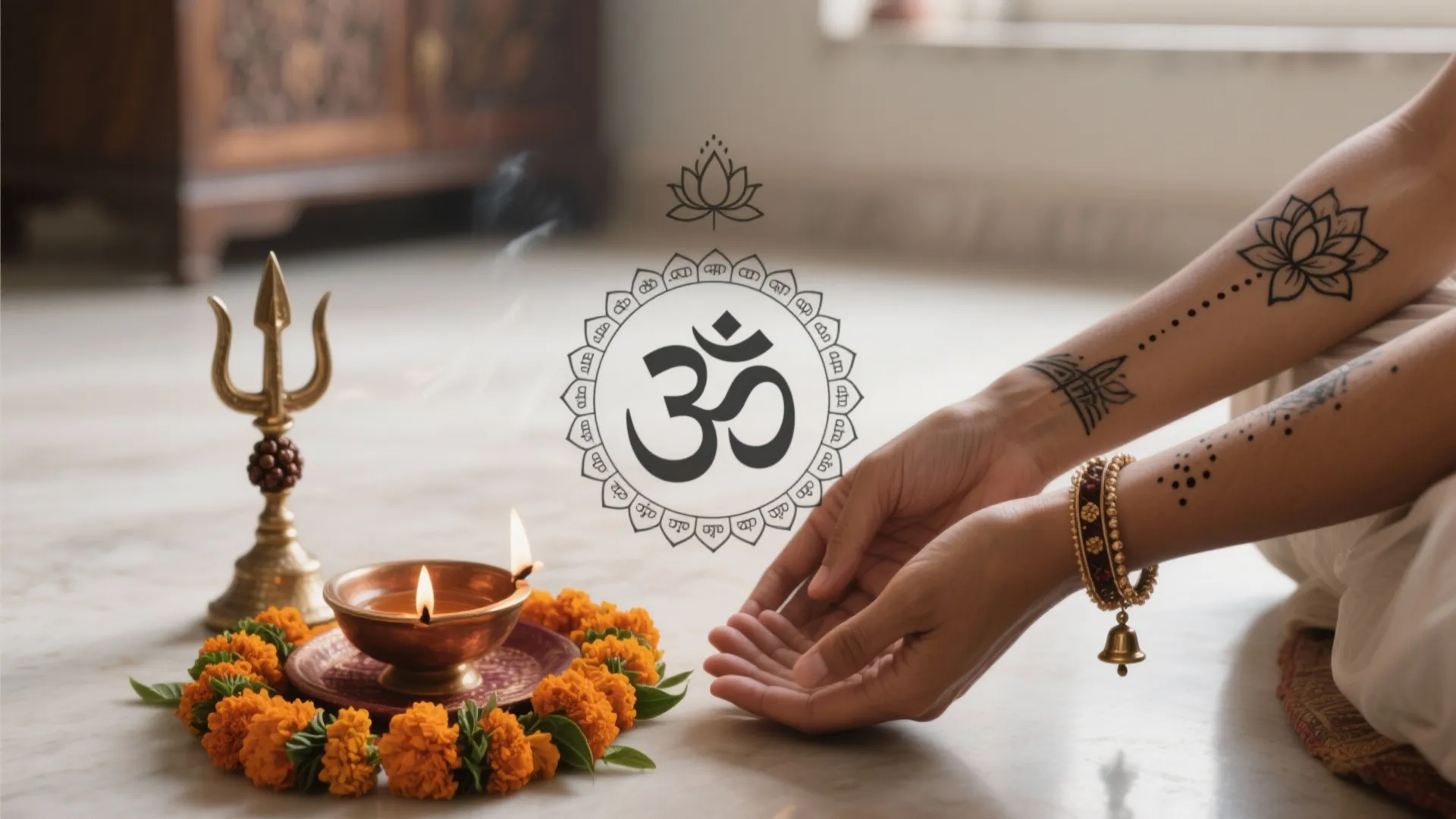 5 Pooja Tattoo Designs: Minimal, Sacred, Modern: A designer’s guide to meaningful pooja tattoo designs—small scale, big symbolism, and placements that age beautifully