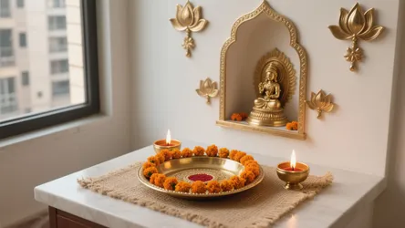 5 Pooja Thali Decoration Ideas That Shine in Small Spaces